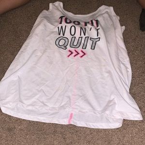 Too Fit Won't Quit Tank Top